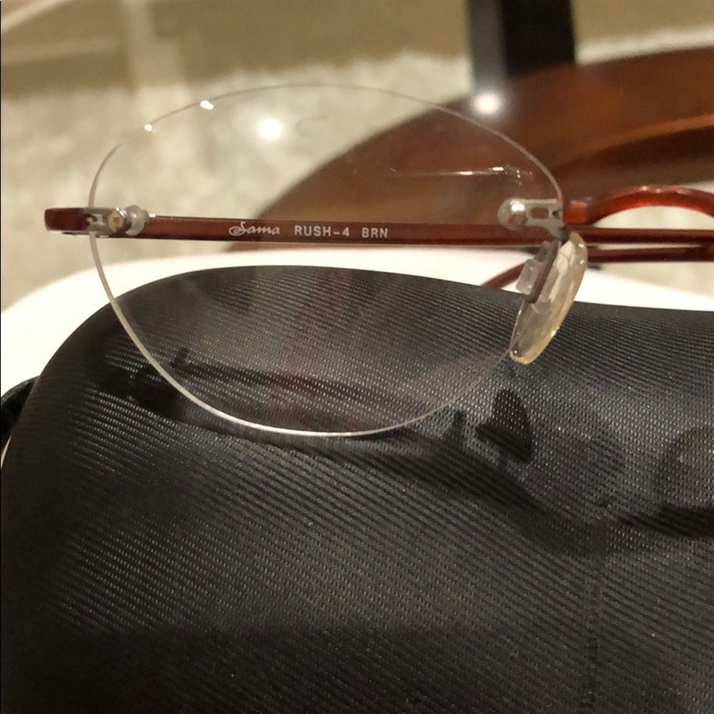 Sama Rimless Designer Eyewear - Picture 3 of 8